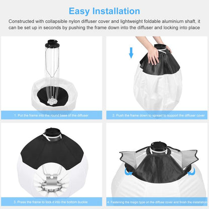 PULUZ 220V 120W Studio Video Light + 2.8m Light Holder + 65cm Foldable Lantern Softbox Photography Kit, 120W 2700K-6500K Light 2.8m Light Holder Kit EU Plug, 120W 2700K-6500K Light 2.8m Light Holder Kit UK Plug...