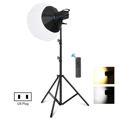 PULUZ 220V 120W Studio Video Light + 2.8m Light Holder + 65cm Foldable Lantern Softbox Photography Kit, 120W 2700K-6500K Light 2.8m Light Holder Kit EU Plug, 120W 2700K-6500K Light 2.8m Light Holder Kit UK Plug...