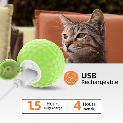 C1 Intelligent Auto Pet Toy Cat Training Luminous Ball, No Remote Control, 5cm Auto