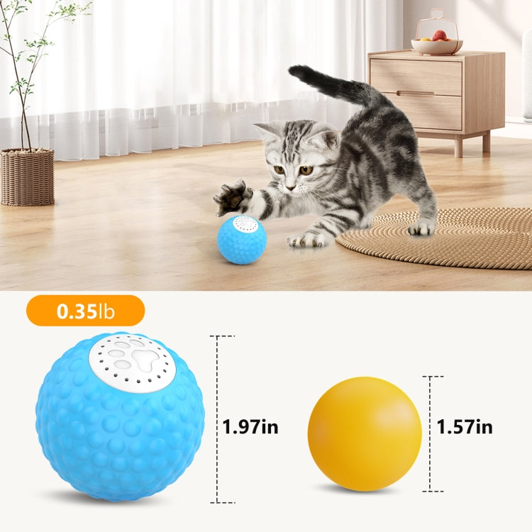 C1 Intelligent Auto Pet Toy Cat Training Luminous Ball, No Remote Control, 5cm Auto