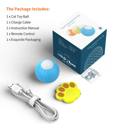 C1 Intelligent Remote Control Pet Toy Cat Training Luminous Ball, 5cm Remote Control