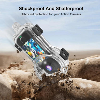 For Insta360 X4 Air PULUZ 50m Waterproof Sealed Diving Case, For Insta360 X4 Air