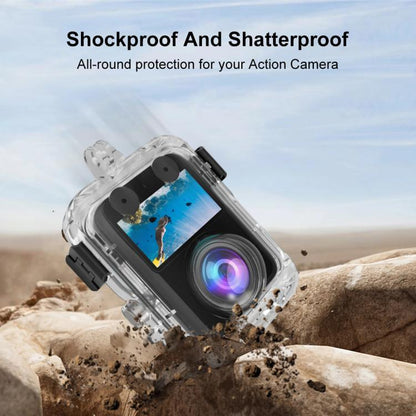 For DJI Osmo 360 PULUZ 40m Depth Waterproof Camera Case Diving Housing Underwater Cover, For DJI Osmo 360