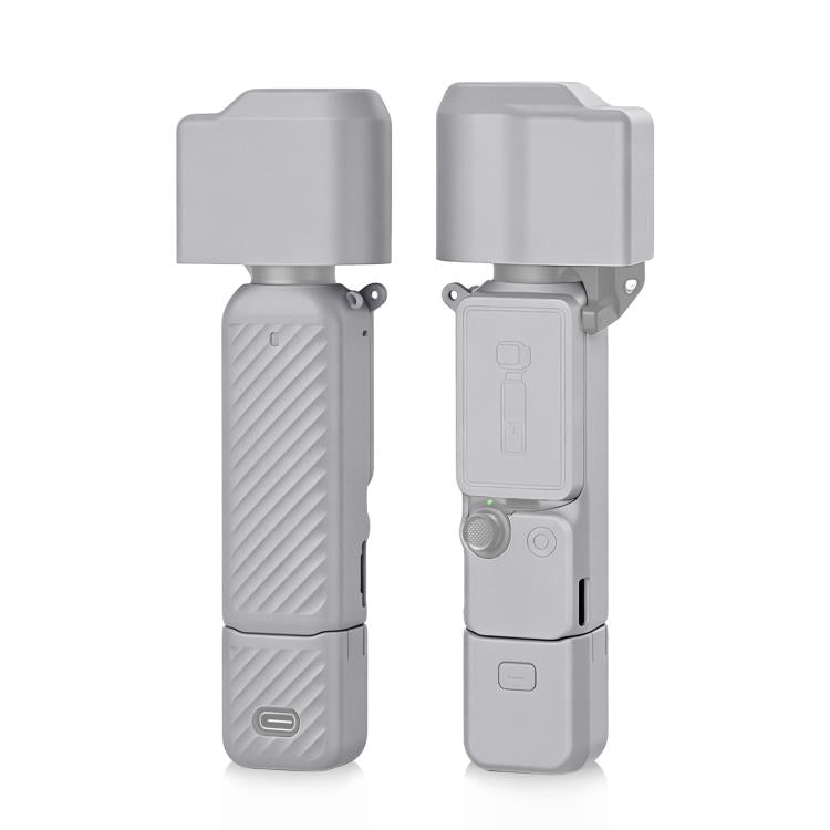 For DJI OSMO Pocket 4 PULUZ 4 in 1 Body Lens Handle Screen Silicone TPU Cover