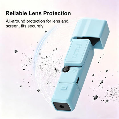 For DJI OSMO Pocket 4 PULUZ 4 in 1 Body Lens Handle Screen Silicone TPU Cover