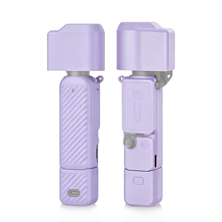 For DJI OSMO Pocket 4 PULUZ 4 in 1 Body Lens Handle Screen Silicone TPU Cover