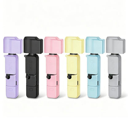 For DJI OSMO Pocket 4 PULUZ 4 in 1 Body Lens Handle Screen Silicone TPU Cover