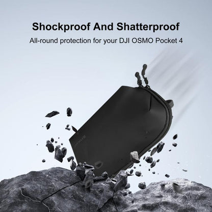 For DJI Osmo Pocket 4 / 3 PULUZ Multifunctional Carrying Storage Handbag Data Camera Digital Bag with Shoulder Strap