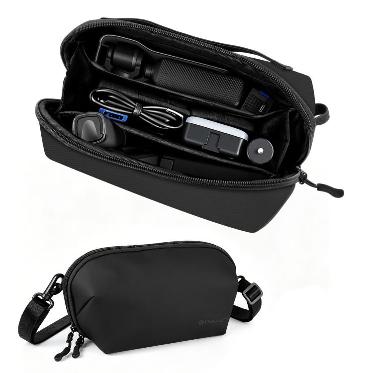 For DJI Osmo Pocket 4 / 3 PULUZ Multifunctional Carrying Storage Handbag Data Camera Digital Bag with Shoulder Strap, Camera Digital Bag
