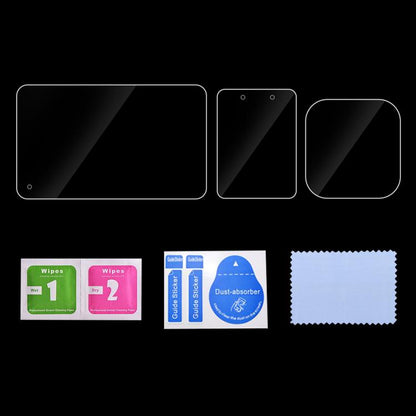 PULUZ Lens + LCD Display 9H 2.5D Tempered Glass Film for GoPro MISSION 1 / 1 Pro, For MISSION 1 / 1 PRO
