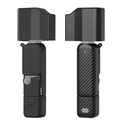 For DJI Osmo Pocket 4P PULUZ 5 in 1 Body Lens Handle Screen Silicone Cover with Anti-loss Rope