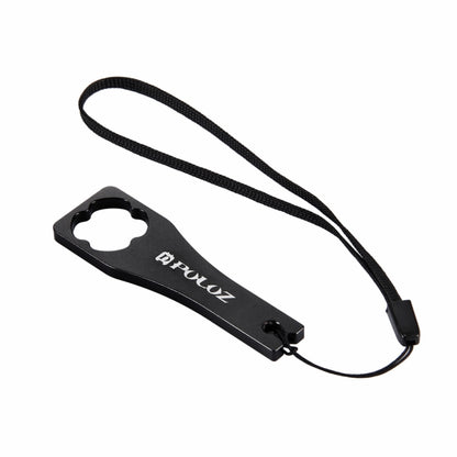 PULUZ CNC Aluminum Alloy Tighten Screw Cap Wrench Tool for GoPro Hero11 Black / HERO10 Black / HERO9 Black / HERO8 Black / HERO7 /6 /5 /5 Session /4 Session /4 /3+ /3 /2 /1, Xiaoyi and Other Action Cameras, Wrench (Aluminum Material) Blue...
