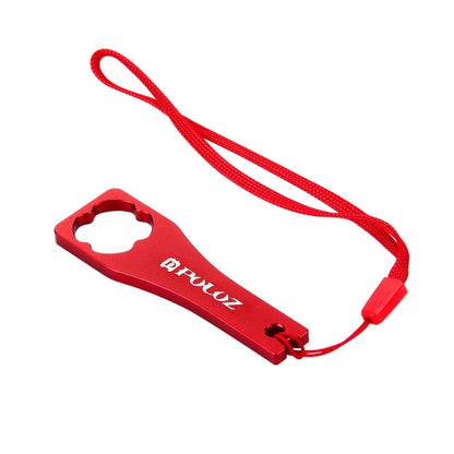 PULUZ CNC Aluminum Alloy Tighten Screw Cap Wrench Tool for GoPro Hero11 Black / HERO10 Black / HERO9 Black / HERO8 Black / HERO7 /6 /5 /5 Session /4 Session /4 /3+ /3 /2 /1, Xiaoyi and Other Action Cameras, Wrench (Aluminum Material) Blue...