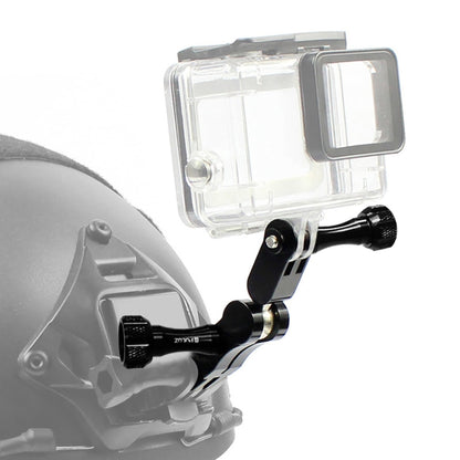 PULUZ CNC Aluminum Ball Joint Mount with 2 Long Screws for GoPro, Insta360, DJI and Other Action Cameras, CN Stock