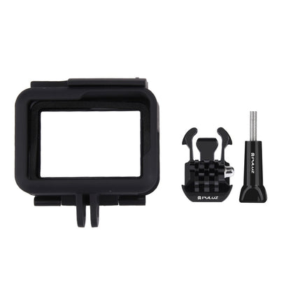 PULUZ ABS Plastic Housing Shell Frame Mount Protective Case Cage with Pedestal and Long Screw for GoPro HERO(2018) /7 Black /6 /5, For GoPro HERO6 /5