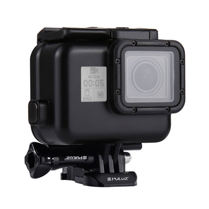 PULUZ 60m Waterproof Housing Protective Case for GoPro HERO(2018) / HERO7 Black /6 /5, with Buckle Basic Mount & Screw, No Need to Remove Lens, 2 in 1 for HERO5, 2 in 1 for HERO5 (AE)