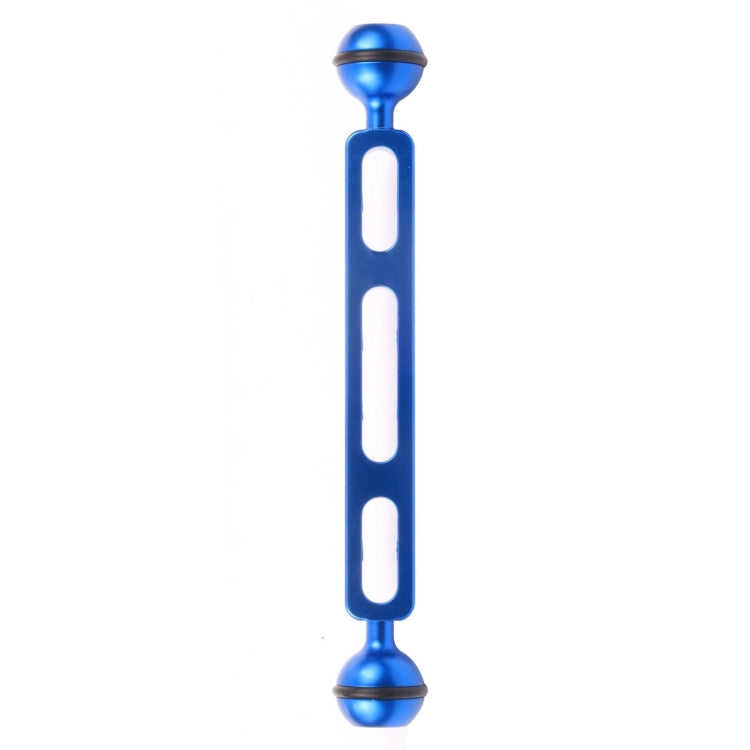PULUZ 7.87 inch 20cm Aluminum Alloy Dual Balls Arm for Underwater Torch / Video Light, Ball Diameter: 2.54cm, 7.87 inch (Black), 7.87 inch (Blue), 7.87 inch (Red)