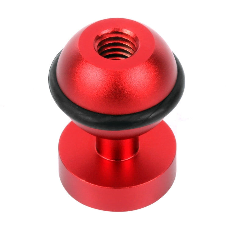 PULUZ CNC Aluminum Ball Head Adapter Mount for GoPro, Insta360, DJI and Other Action Cameras, Diameter: 2.5cm, CNC Aluminum (Red), CNC Aluminum (Black), CNC Aluminum (Blue)