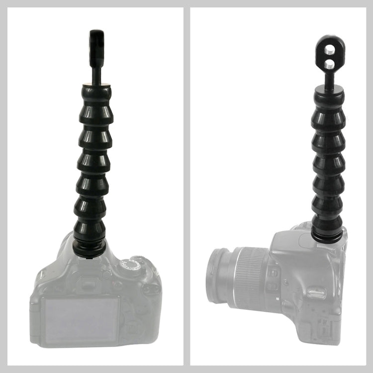 PULUZ Flexible Flashlight Strobe Holder Hot Shoe Mount to YS Head Adapter