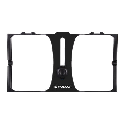 PULUZ Vlogging Live Broadcast Smartphone Video Rig Filmmaking Recording Handle Stabilizer Bracket for iPhone, Galaxy, Huawei, Xiaomi, HTC, LG, Google, and Other Smartphones, Vlogging Rig