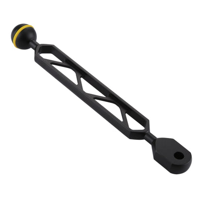 PULUZ 8 inch 20.3cm Aluminum Alloy Ball Arm for Underwater Torch / Video Light, Ball Diameter: 2.5cm, 8 inch Single Ball