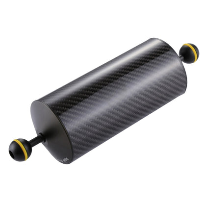 PULUZ 10.8 inch 27.5cm Length 80mm Diameter Dual Balls Carbon Fiber Floating Arm, Ball Diameter: 25mm, Buoyancy: 900g, 10 inch 900g Buoyancy