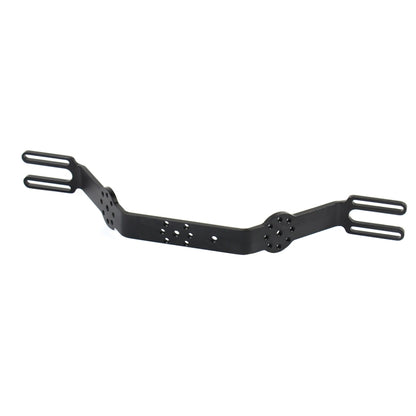 PULUZ Diving Tray Bracket Dual Handle Grip Handheld Expansion Mount System, 14.8 inch (Black)