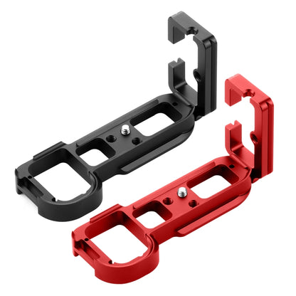 PULUZ 1/4 inch Vertical Shoot Quick Release L Plate Bracket Base Holder for Sony A7R / A7 / A7S, For Sony A7R (Red), For Sony A7R (Black)