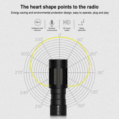 PULUZ Professional Interview Condenser Video Shotgun Microphone with 3.5mm Audio Cable for DSLR & DV Camcorder, Shotgun Microphone