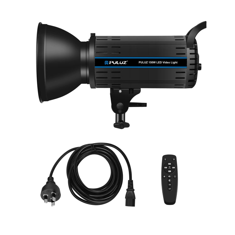 PULUZ 150W Studio Video Light 5600K Monochromatic Temperature Built-in Dissipate Heat System with Remote Control, 150W 5600K US Plug, 150W 5600K UK Plug, 150W 5600K EU Plug, 150W 5600K AU Plug
