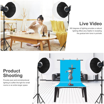 PULUZ 150W Studio Video Light 5600K Monochromatic Temperature Built-in Dissipate Heat System with Remote Control, 150W 5600K US Plug, 150W 5600K UK Plug, 150W 5600K EU Plug, 150W 5600K AU Plug