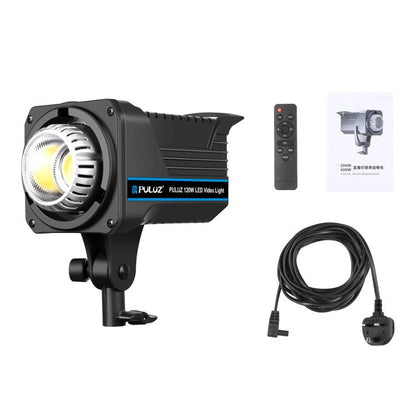 PULUZ 220V 120W Studio Video Light Dual Color Temperature Built-in Dissipate Heat System with Remote Control, 120W 2700K-6500K UK Plug, 120W 2700K-6500K US Plug, 120W 2700K-6500K EU Plug