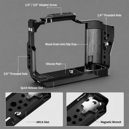 For Canon EOS R50 V PULUZ Live Streaming Camera Cage Expansion Mount Frame, For Canon EOS R50 V