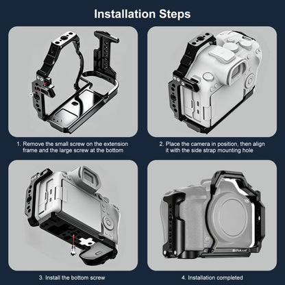 For Canon EOS R6 III PULUZ Live Streaming Camera Cage Expansion Mount Frame, For Canon EOS R6 III