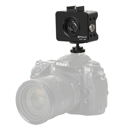 PULUZ Housing Shell CNC Aluminum Alloy Protective Cage with 37mm UV Lens & Base Mount & Screw for Sony RX0, Cage Kits Black(AE), Cage Kits Black