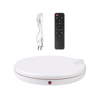 PULUZ 45cm Remote Control Adjusting Speed Rotating Turntable Display Stand with Power Socket, White, Load 100kg, 45cm Load 100kg White US Plug with Power Socket, 45cm Load 100kg White UK Plug with Power Socket...