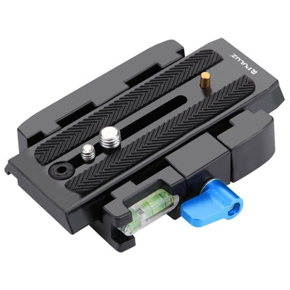 PULUZ Quick Release Clamp Adapter + Quick Release Plate for  DSLR & SLR Cameras, QR Plate Black
