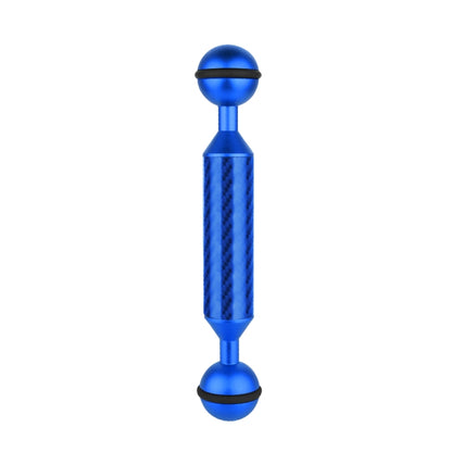PULUZ 5 inch 13cm Length 20.8mm Diameter Dual Balls Carbon Fiber Floating Arm, Ball Diameter: 25mm, 5 inch Blue, 5 inch Red, 5 inch Black