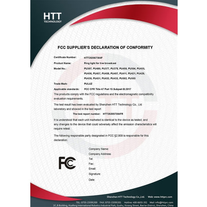 PULUZ 6.2 inch 16cm USB 3 Modes Dimmable LED Ring Vlogging Photography Video Lights with Tripod Ball Head, 6.2 inch