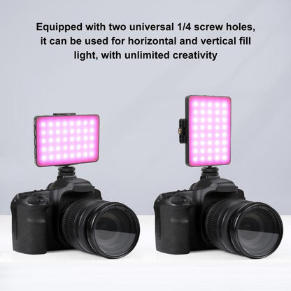 PULUZ Thin Pocket 94 LEDs RGB Full Color Beauty Fill Light Handheld Photography LED Light, 94 LED