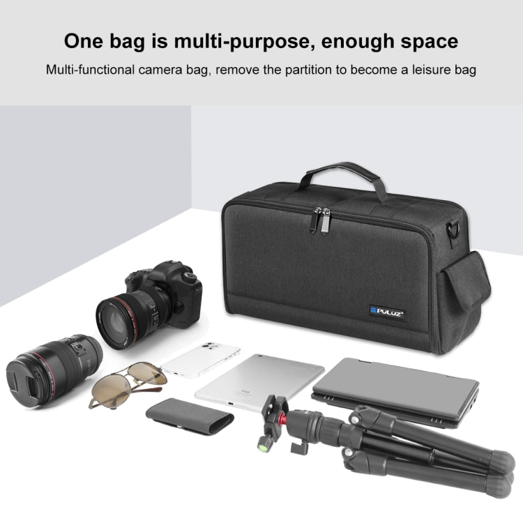 PULUZ Portable Camera Crossbody Shoulder Bag Digital Storage Lens Bag, Crossbody Shoulder Bag