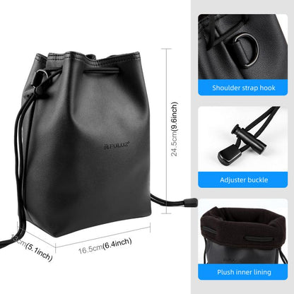 PULUZ Camera Protective Inner Bag Thick Padded Carrying Pouch with Shoulder Strap for Mirrorless & DSLR Cameras, Size: M, Size: M