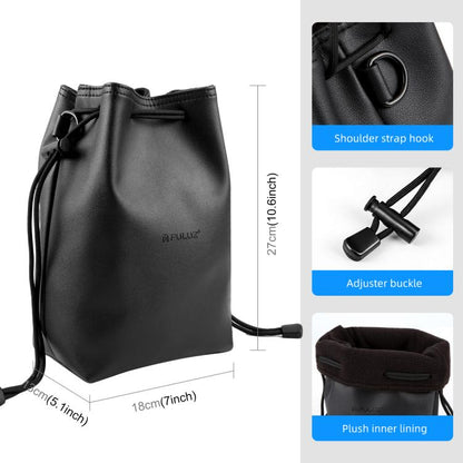 PULUZ Camera Protective Inner Bag Thick Padded Carrying Pouch with Shoulder Strap for Mirrorless & DSLR Cameras, Size: L, Size: L