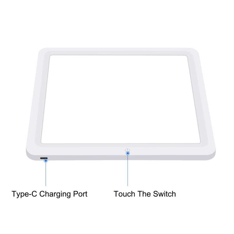 PULUZ 20cm LED Shadowless Light Pad for Photo Studio Box, 20cm Shadowless Light