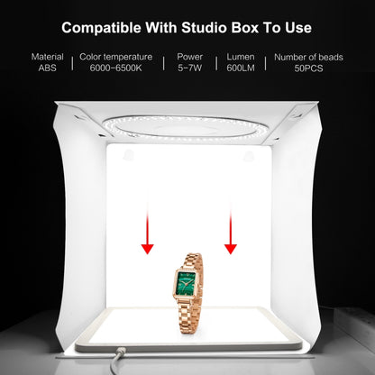 PULUZ 20cm LED Shadowless Light Pad for Photo Studio Box, 20cm Shadowless Light