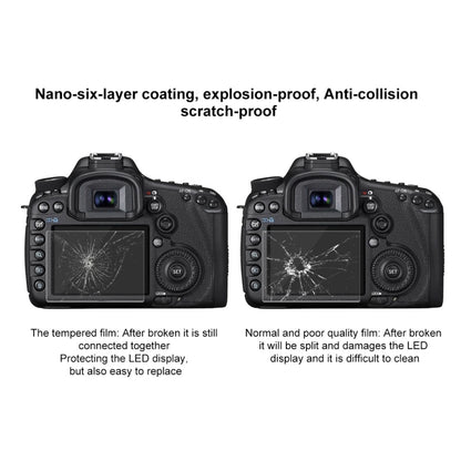 PULUZ 2.5D 9H Tempered Glass Film for Canon 5D Mark III, Compatible with Olympus SH50, Pentax K3 / K3II / 645Z, Sony HX7 / HX9 / HX100 / WX9 / HX30 / HX200 / W670 / W630 / WX100, For Canon 5D Mark III