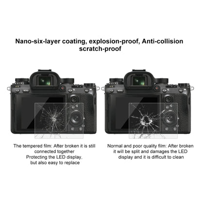PULUZ 2.5D 9H Tempered Glass Film for Sony ILCE-9 (A9), Compatible with Sony A99 / HX400 / H300 / A99II / A7RIII / A7RII / A77II / WX500 / HX90V / HX7 / HX9 / HX100 / WX9 / HX30 / HX200 / W670 / W630 / WX100, Samsung WB1100 / EX2F, Olympian VH-410...