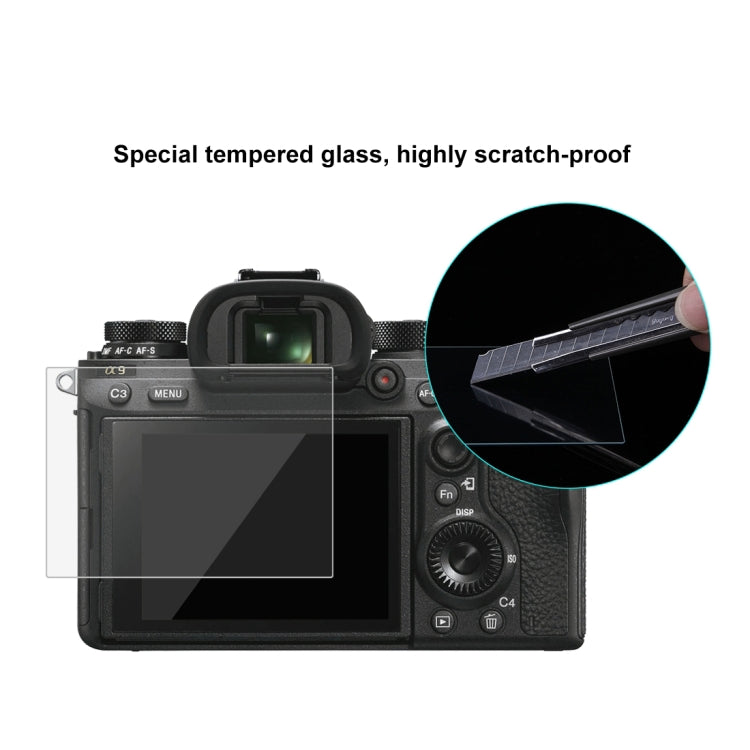 PULUZ 2.5D 9H Tempered Glass Film for Sony ILCE-9 (A9), Compatible with Sony A99 / HX400 / H300 / A99II / A7RIII / A7RII / A77II / WX500 / HX90V / HX7 / HX9 / HX100 / WX9 / HX30 / HX200 / W670 / W630 / WX100, Samsung WB1100 / EX2F, Olympian VH-410...