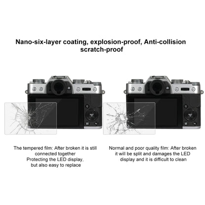 PULUZ 2.5D 9H Tempered Glass Film for Fujifilm X-T10, Compatible with Fujifilm X-A1 / X-A2 / X-M1 / X30 / X-T20 / X-T30 / X-T100 / X-E3, Panasonic GF8, Nikon S2, Casio ZS240 / ZS210 / ZS190 / EX-FR200 / EX-FR110H / EX-FR100L / EX-FRX10...