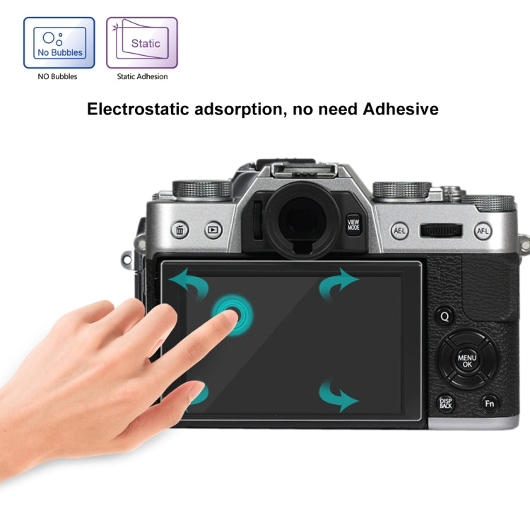 PULUZ 2.5D 9H Tempered Glass Film for Fujifilm X-T10, Compatible with Fujifilm X-A1 / X-A2 / X-M1 / X30 / X-T20 / X-T30 / X-T100 / X-E3, Panasonic GF8, Nikon S2, Casio ZS240 / ZS210 / ZS190 / EX-FR200 / EX-FR110H / EX-FR100L / EX-FRX10...